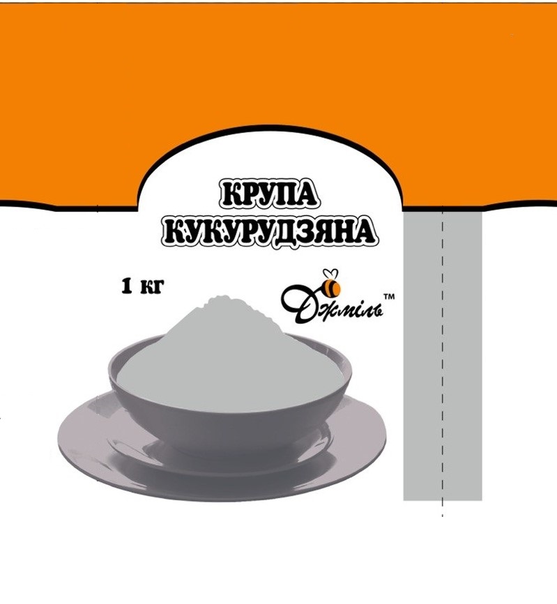 Крупа кукурудзяна фасована, ТМ "ДЖМІЛЬ", 1 кг